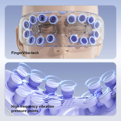 Electric Eye Steam Massager Nano Steam Eye Mask Hot Compress Glasses Steamer Bluetooth Relief Dry Eye Fatigue Dark Circles Tired