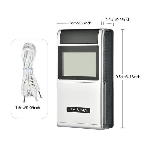 Rechargeable 15 Modes EMS TENS Muscle Nerve Electrostimulator Electrodes Patches Body Pulse Physiotherapy Massager Relieve Pain