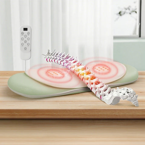 Electric Lumbar Traction Spine Relax Massage Adjustable Vibration Waist Spine Support Back Massage Machine Waist Masajeador