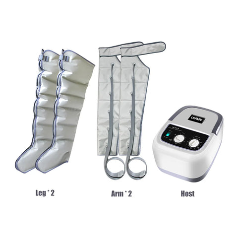 6 chamber Air wave pressure Massager Pneumatic Boots Lymphatic Drainage Vacuum Pressure Massager feet arms and legs Recovery