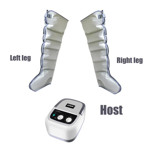 6 chamber Air wave pressure Massager Pneumatic Boots Lymphatic Drainage Vacuum Pressure Massager feet arms and legs Recovery