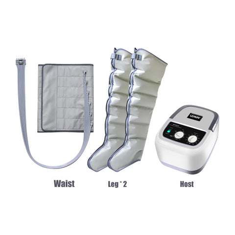 6 chamber Air wave pressure Massager Pneumatic Boots Lymphatic Drainage Vacuum Pressure Massager feet arms and legs Recovery