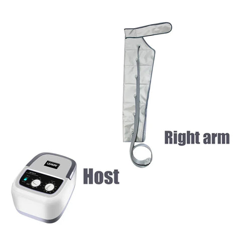 6 chamber Air wave pressure Massager Pneumatic Boots Lymphatic Drainage Vacuum Pressure Massager feet arms and legs Recovery