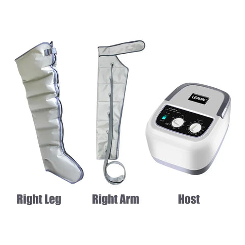 6 chamber Air wave pressure Massager Pneumatic Boots Lymphatic Drainage Vacuum Pressure Massager feet arms and legs Recovery