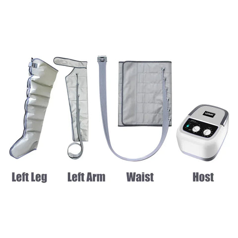 6 chamber Air wave pressure Massager Pneumatic Boots Lymphatic Drainage Vacuum Pressure Massager feet arms and legs Recovery