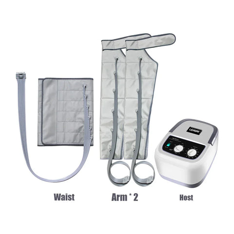 6 chamber Air wave pressure Massager Pneumatic Boots Lymphatic Drainage Vacuum Pressure Massager feet arms and legs Recovery