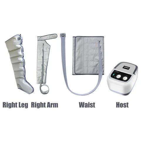 6 chamber Air wave pressure Massager Pneumatic Boots Lymphatic Drainage Vacuum Pressure Massager feet arms and legs Recovery